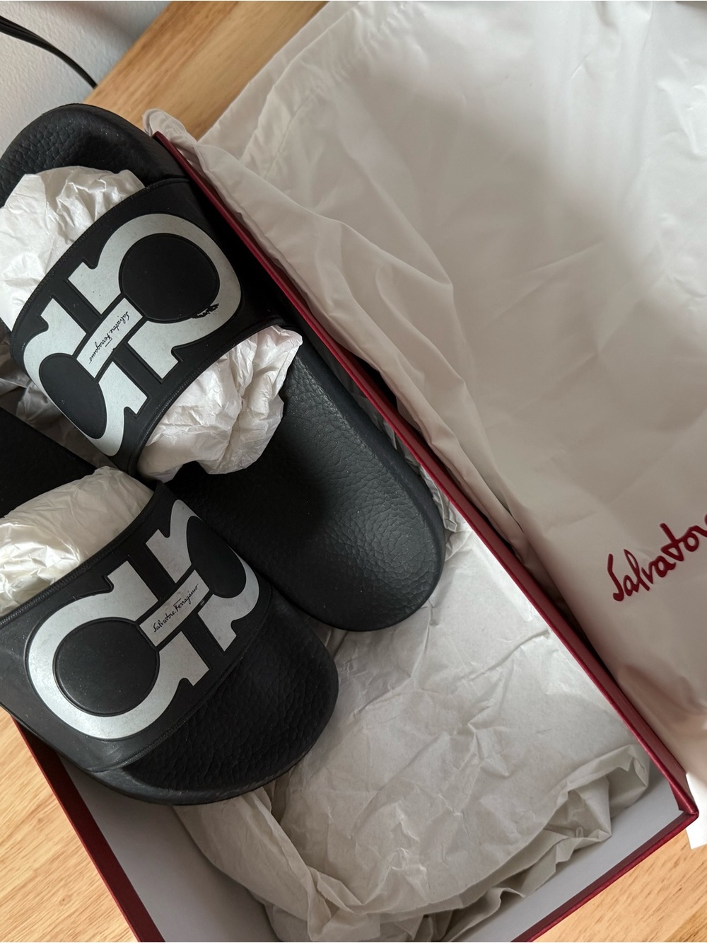 Salvatore Ferragamo unisex slides